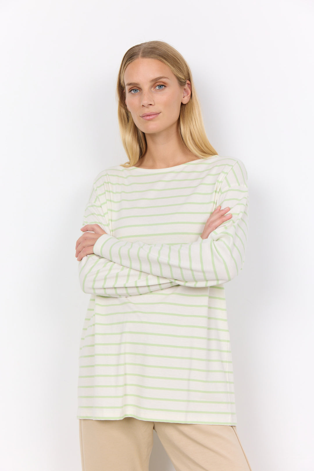 Soyaconcept Damen Langarmshirt Baumwolle