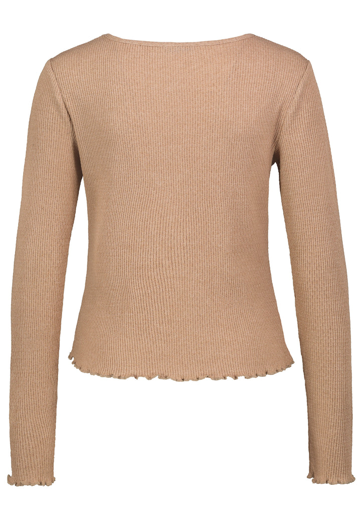 DOB Langarm Shirt Damen Rundhals