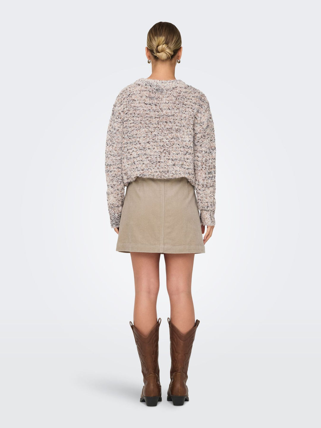 ONLY Cord Rock mit hoher Taille