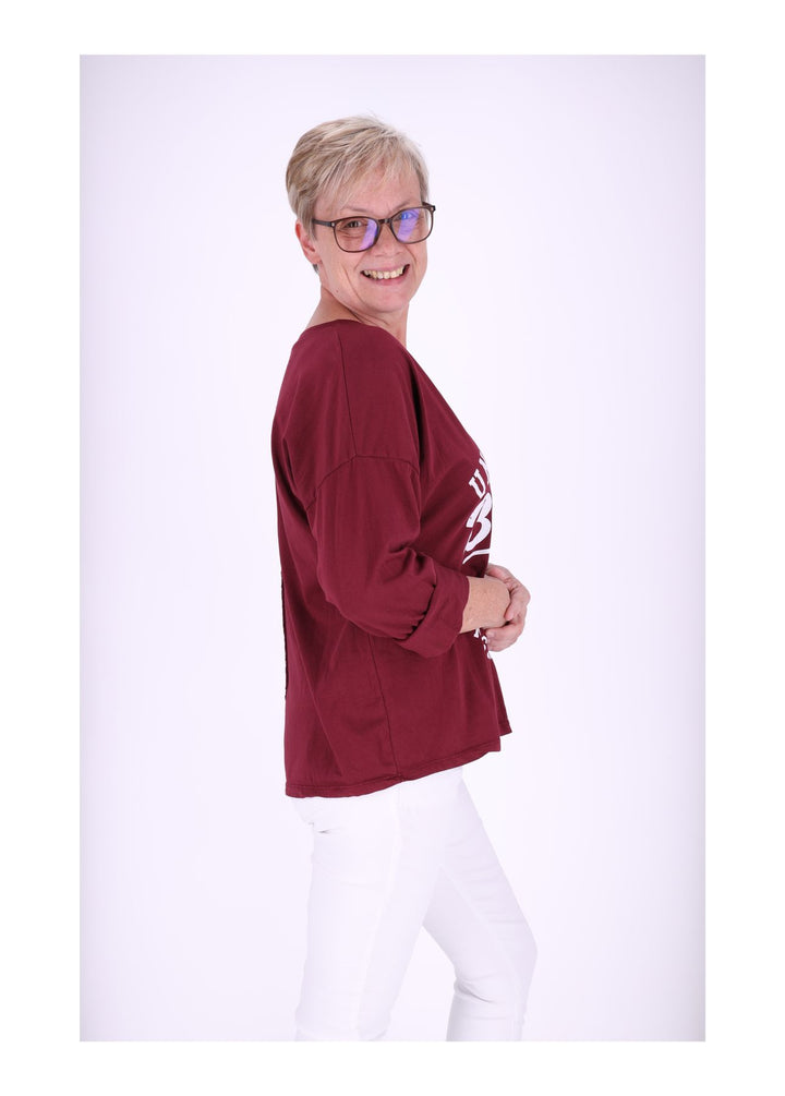 Damen Shirt mit Print - Splash of Color