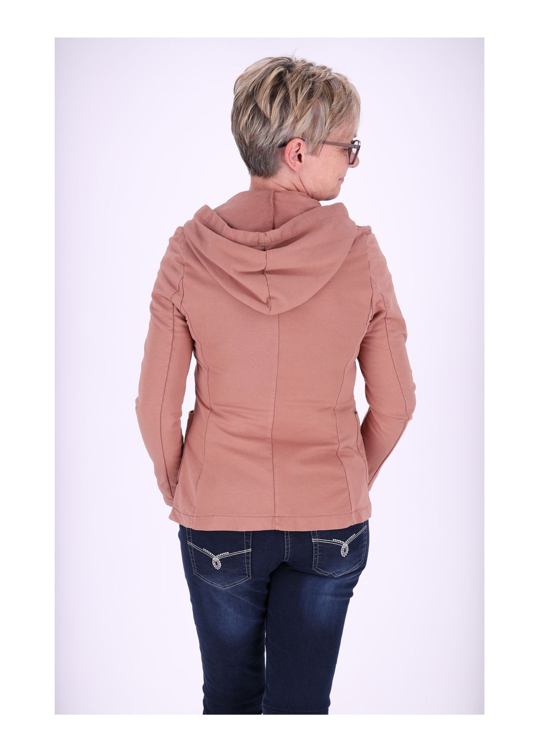 Splash of Color Sweat-Blazer mit Kapuze