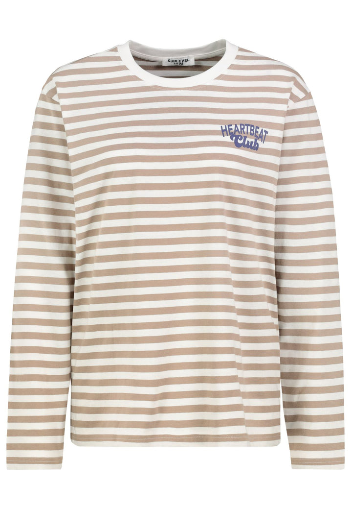 DOB Langarm T-Shirt Damen lockerer Schnitt