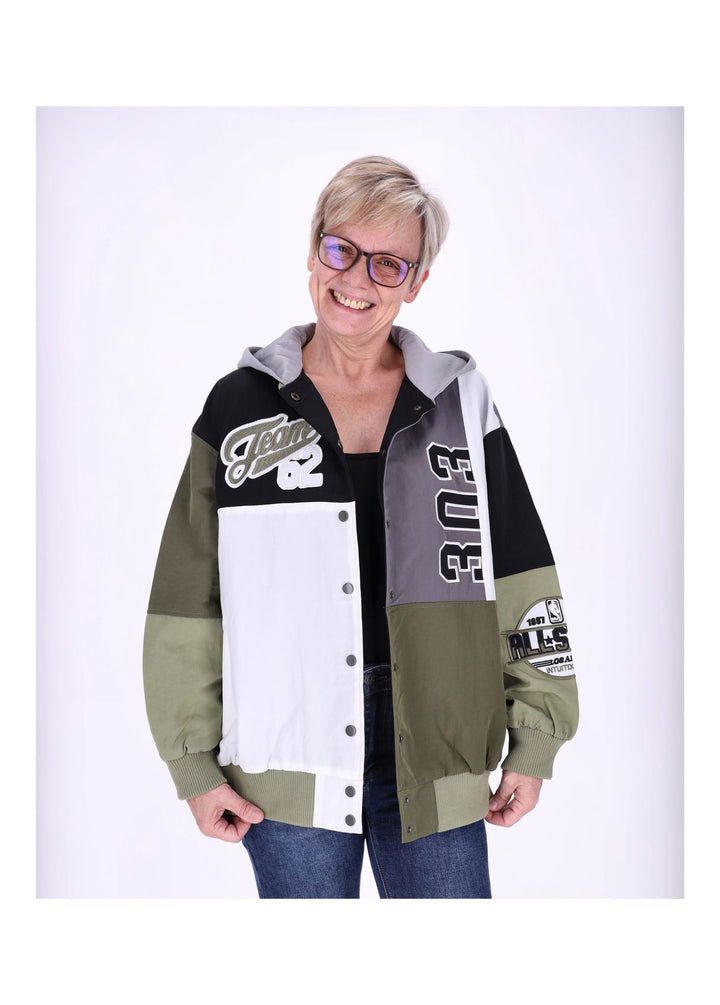 Splash of Color Materialmix Jacke Damen