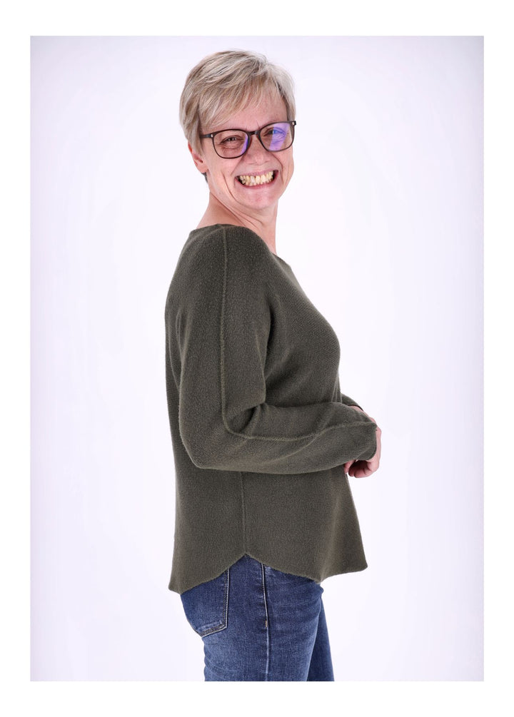 Splash of Color Strickpullover Rundhals Damen