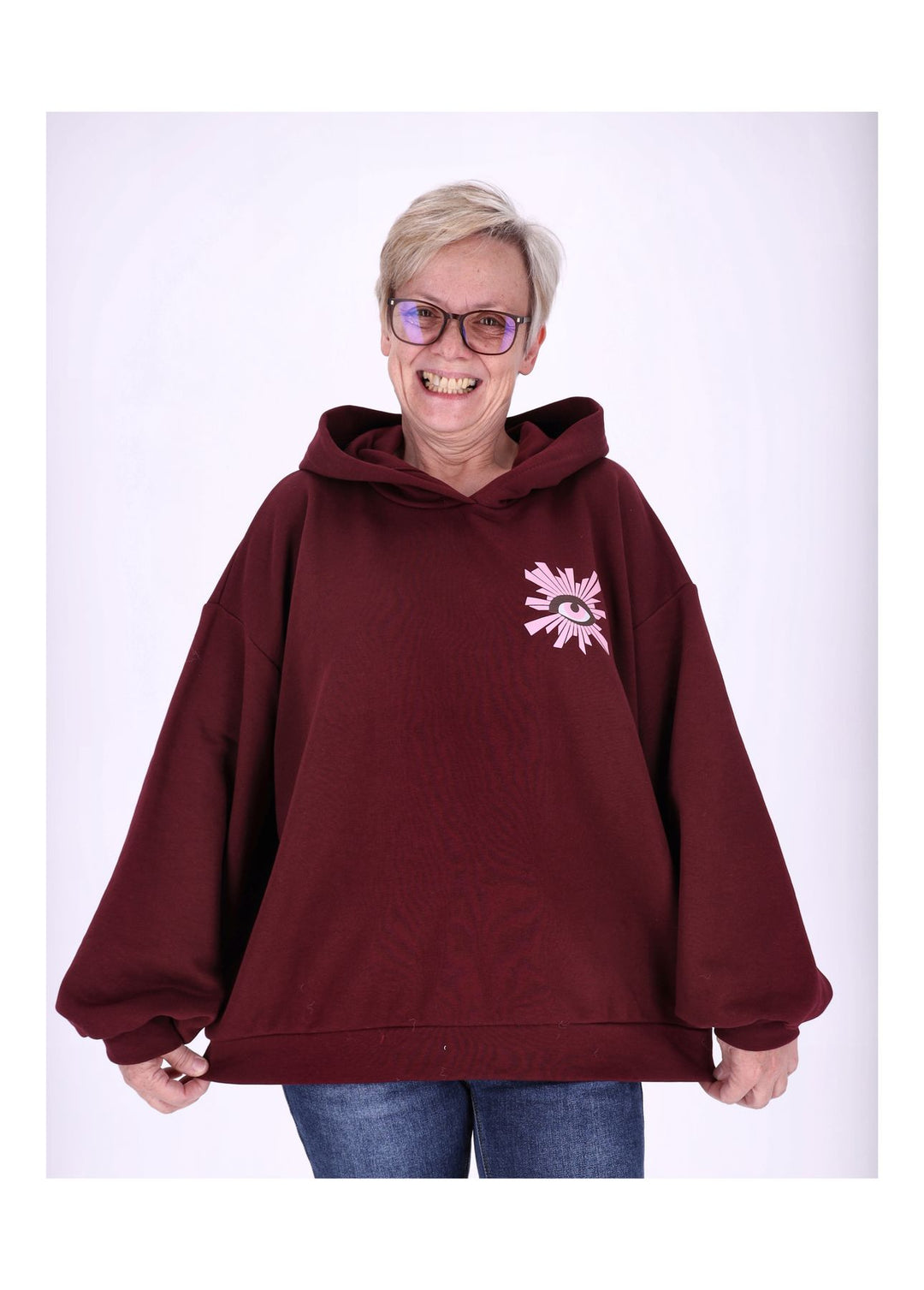 Splash of Color Hoodie Damen