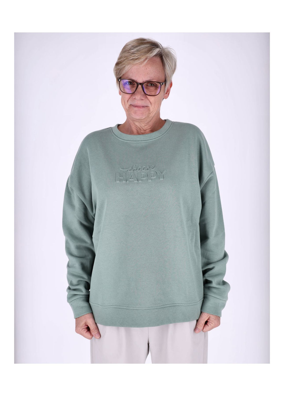 New View Damen Sweatshirt Knitted