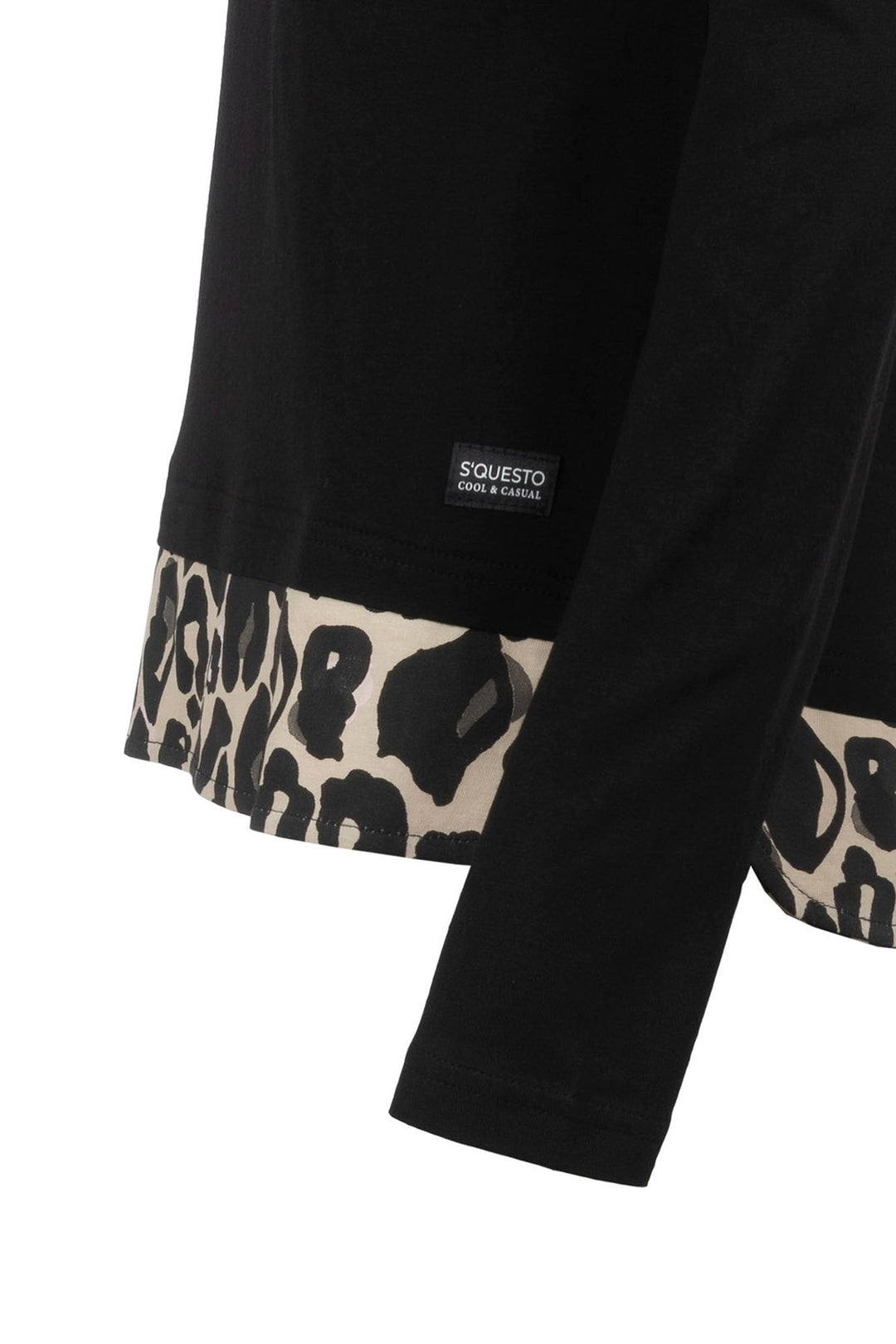 SOQUESTO Langarmshirt Damen Leo