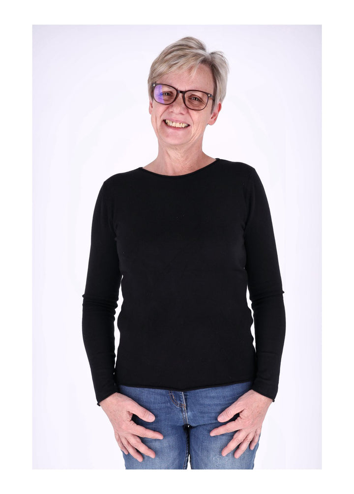 Splash of Color Feinstrick Pullover