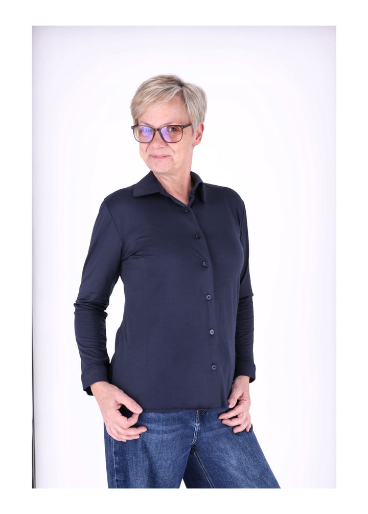 Splash of Color Bluse Uni Damen