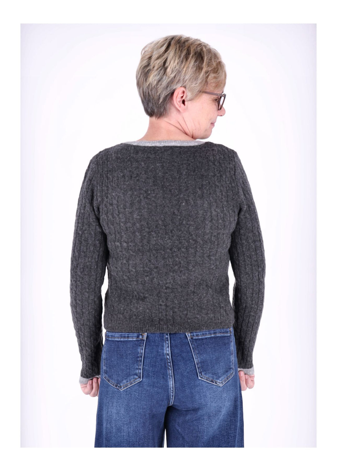 Splash of Color Strickpullover Damen