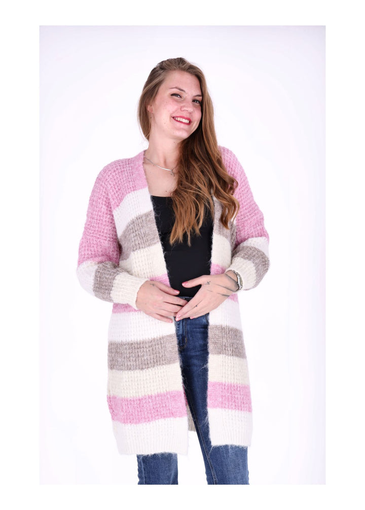 Splash of Color Strickjacke Streifen