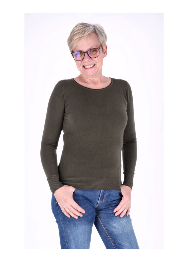 Splash of Color Strickpullover Damen