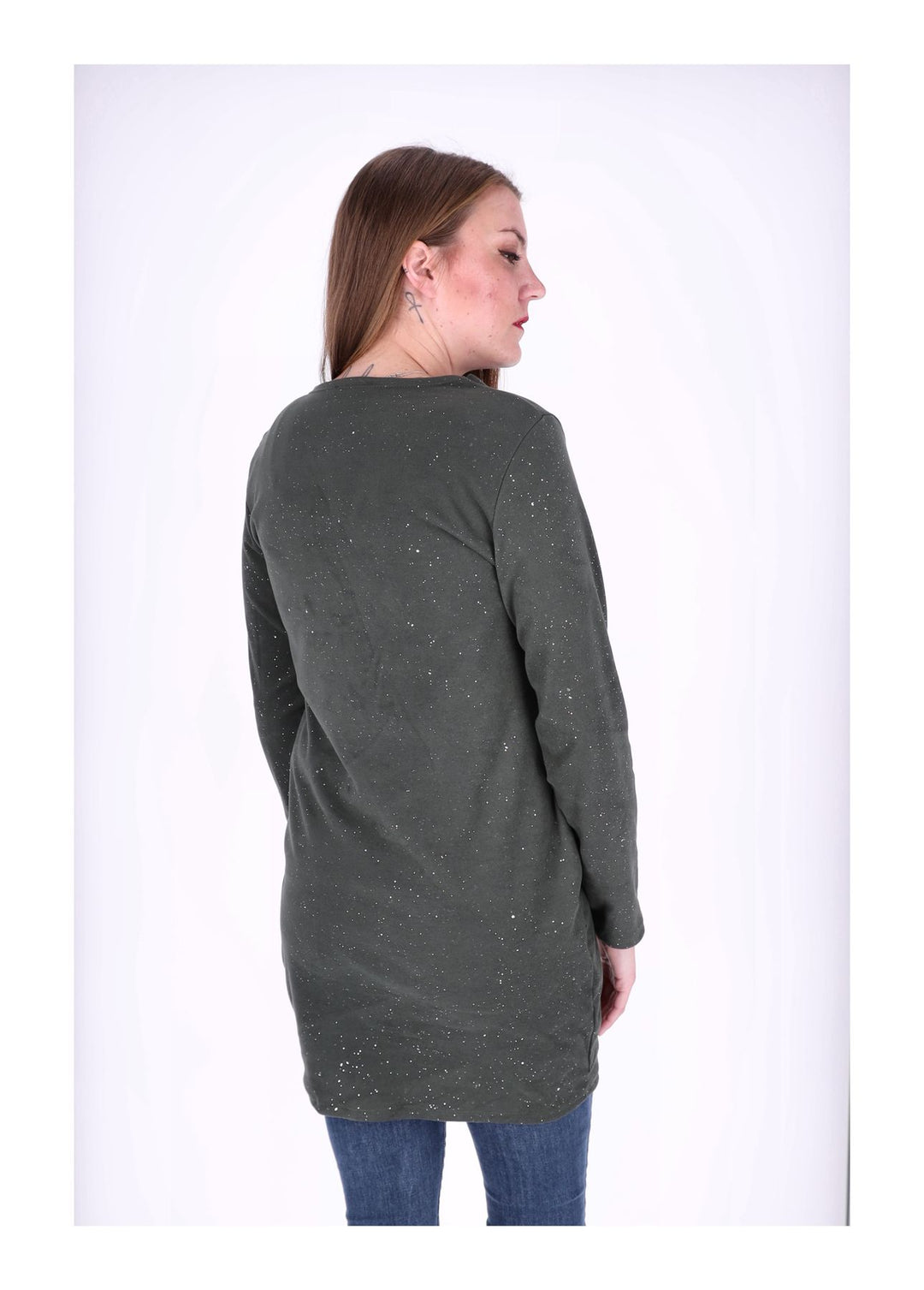 Splash of Color Kleid Veloursoptik