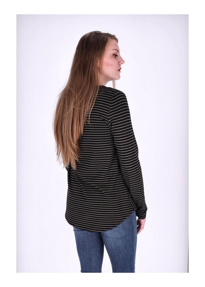 Splash of Color Ringel Damen-Shirt