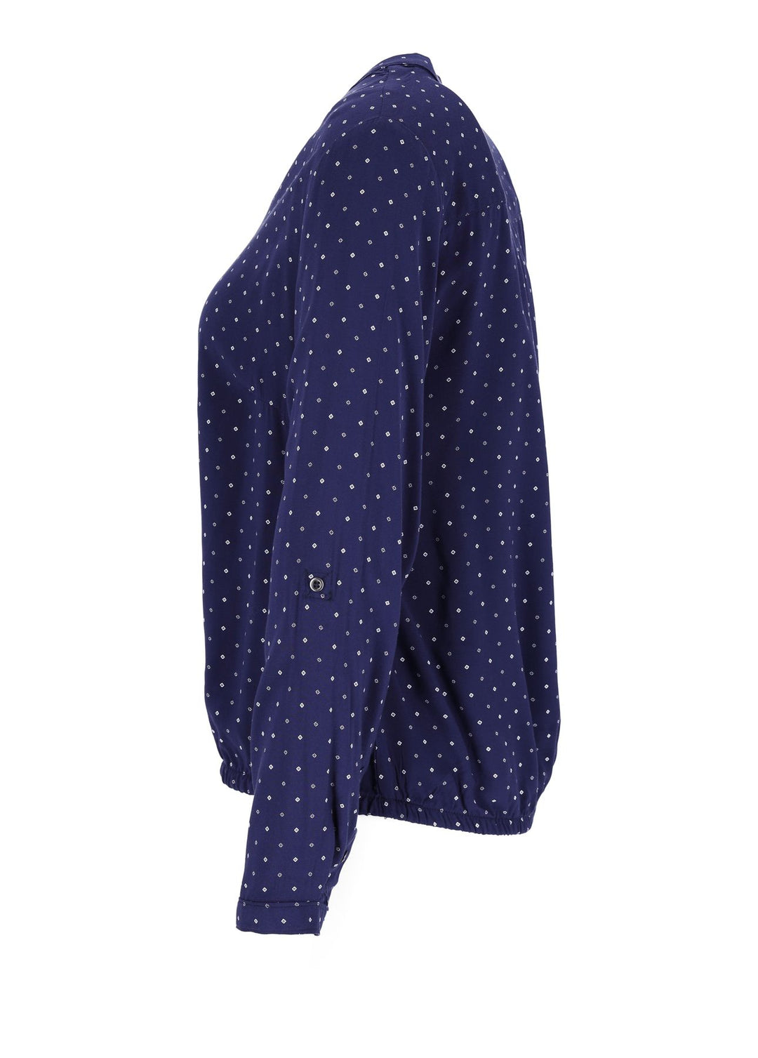 Splash of Color Karo-Bluse