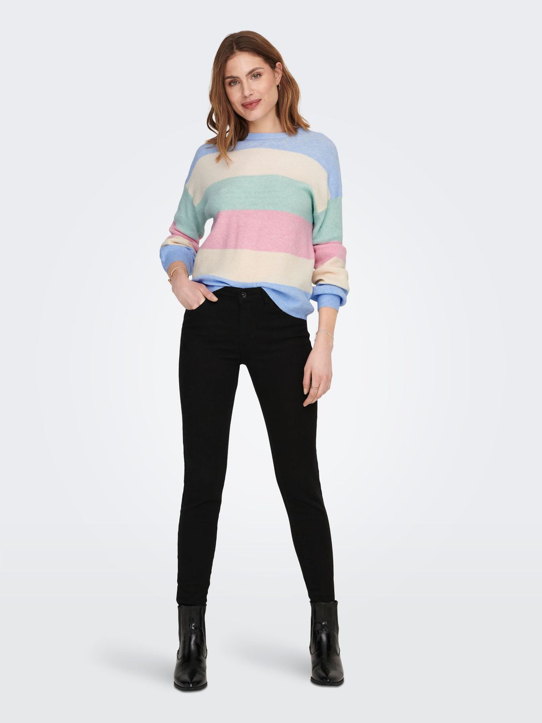 Pullover gestreift
