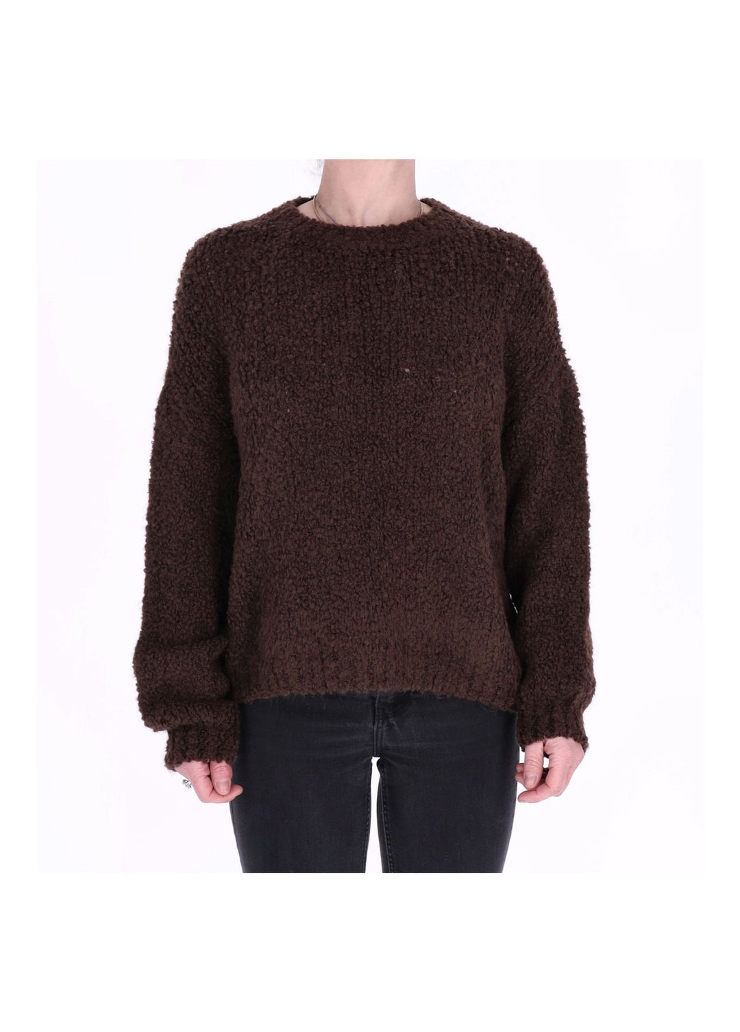 Grobstrick Pullover Damen Splash of Color