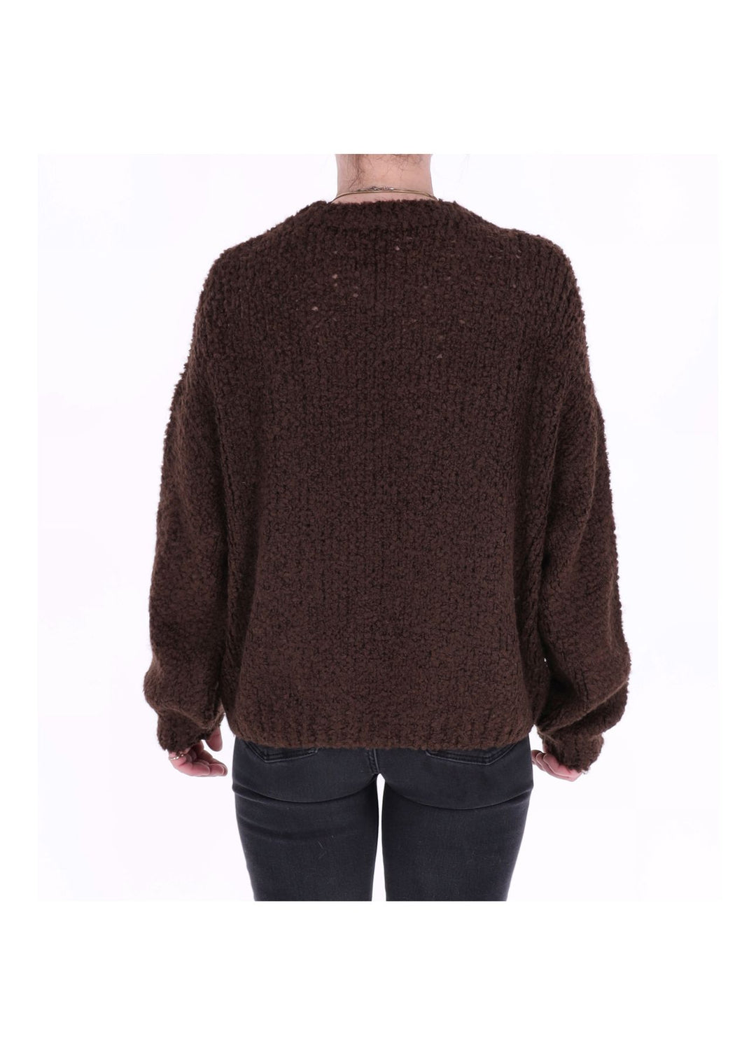 Grobstrick Pullover Damen Splash of Color