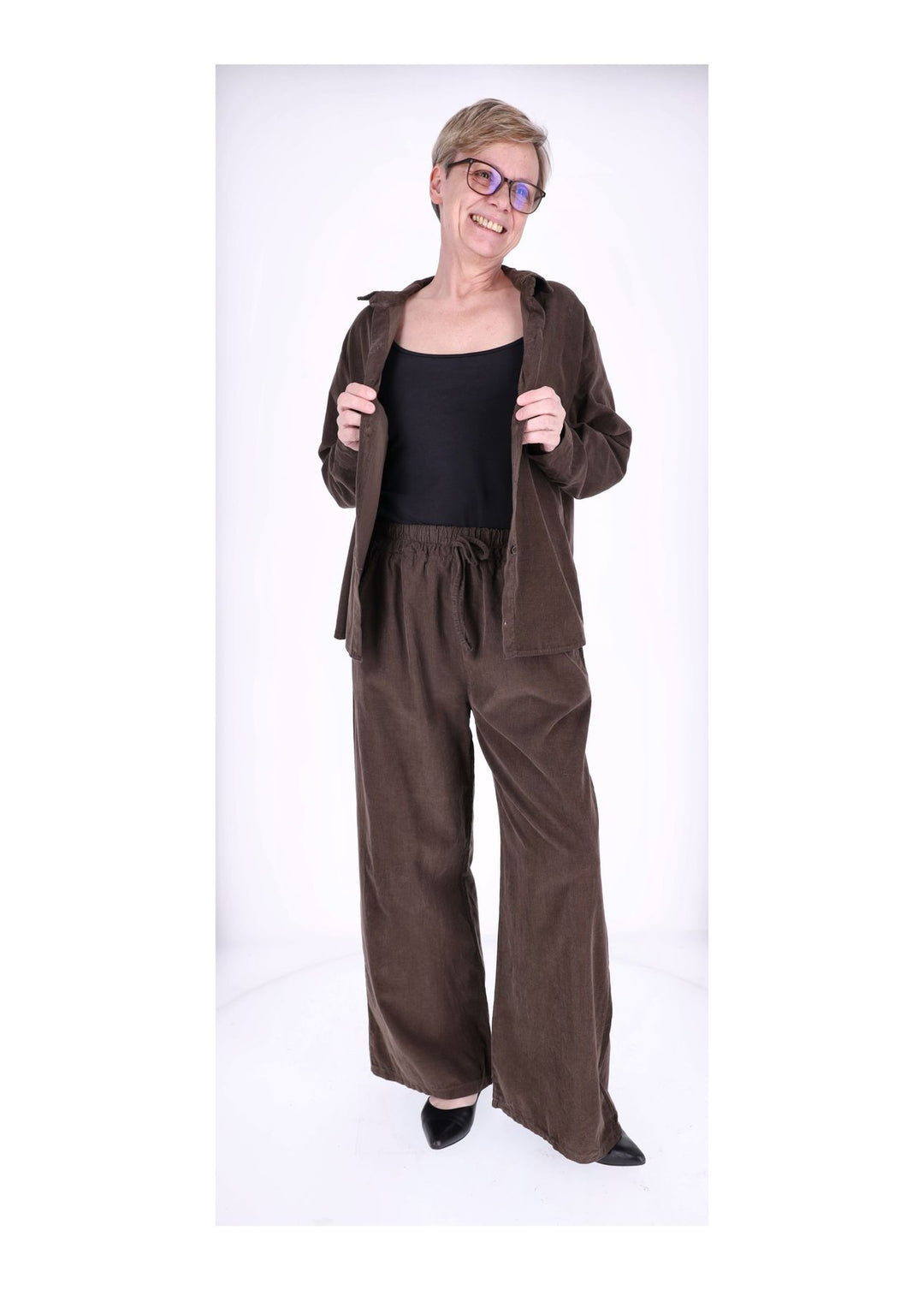 Splash of Color Schlupfhose Damen Feincord