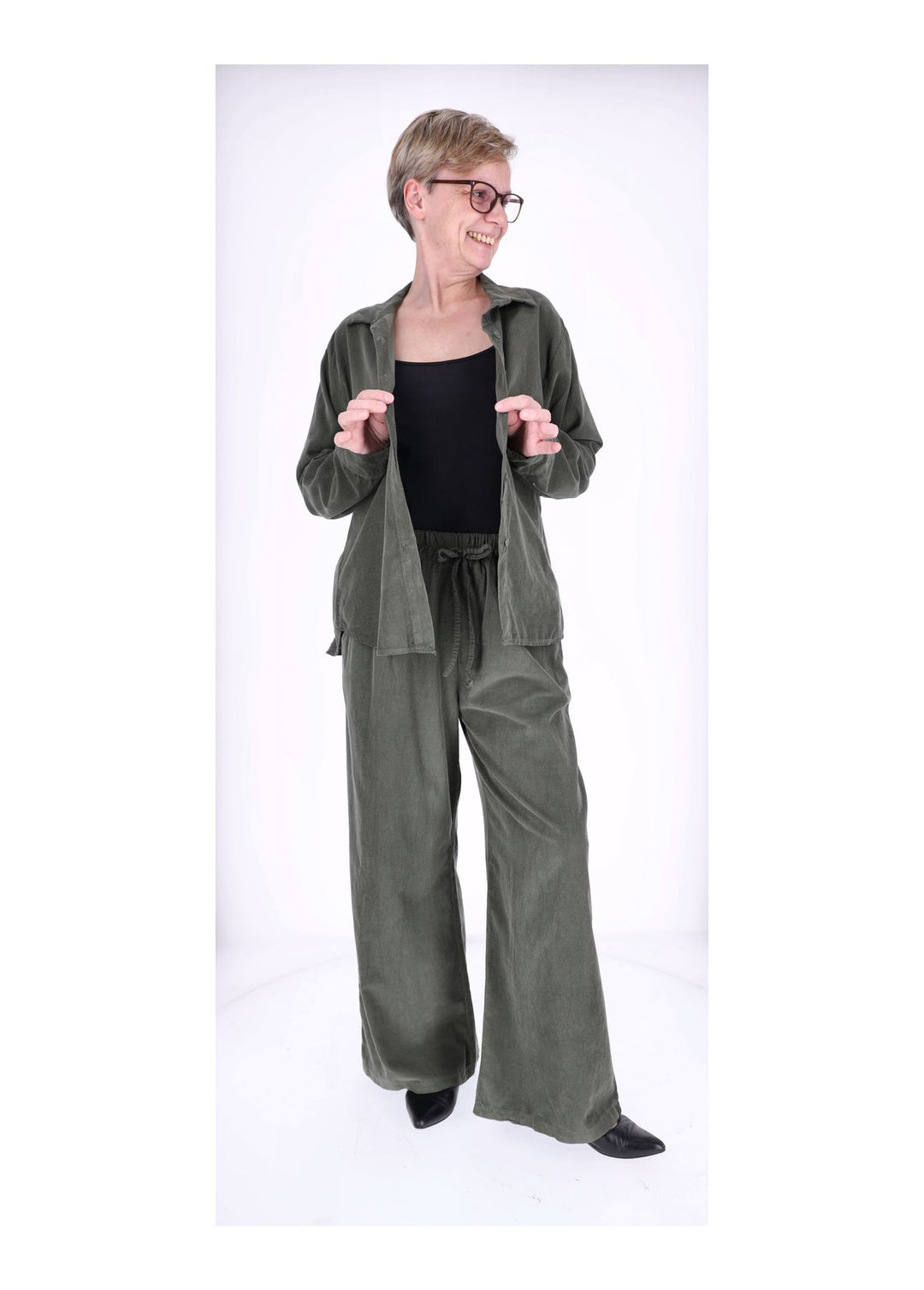Splash of Color Schlupfhose Damen Feincord