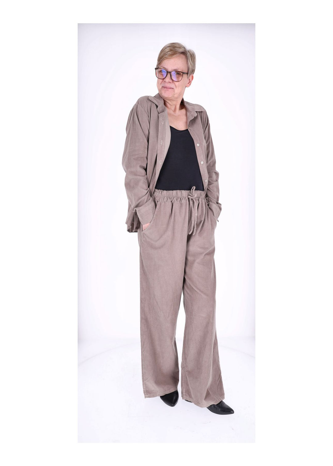 Splash of Color Schlupfhose Damen Feincord