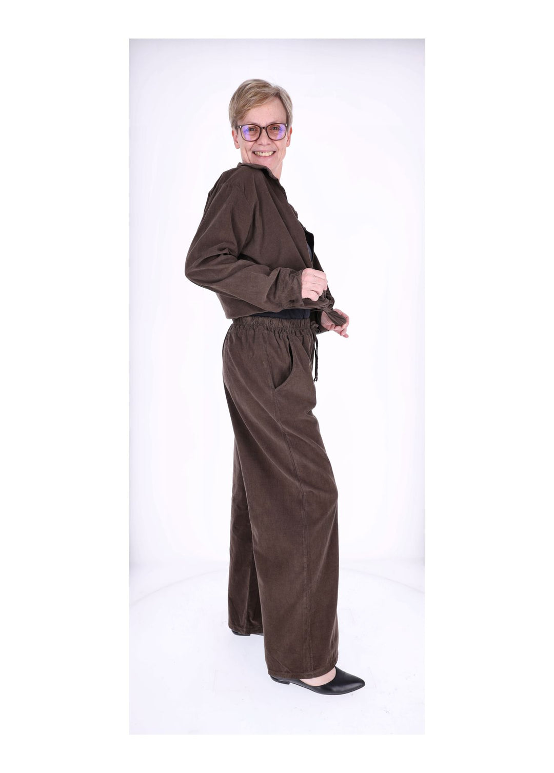 Splash of Color Schlupfhose Damen Feincord
