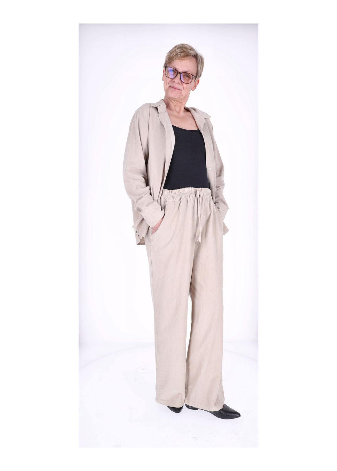 Splash of Color Schlupfhose Damen Feincord