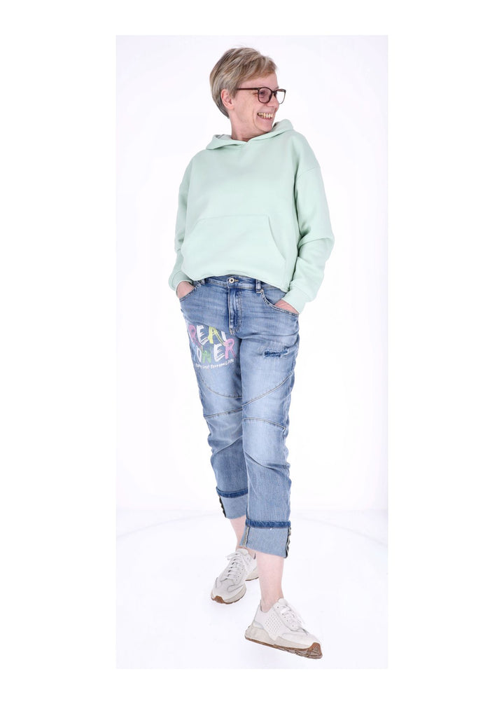 ONLY Damen Hoodie mit Smiley