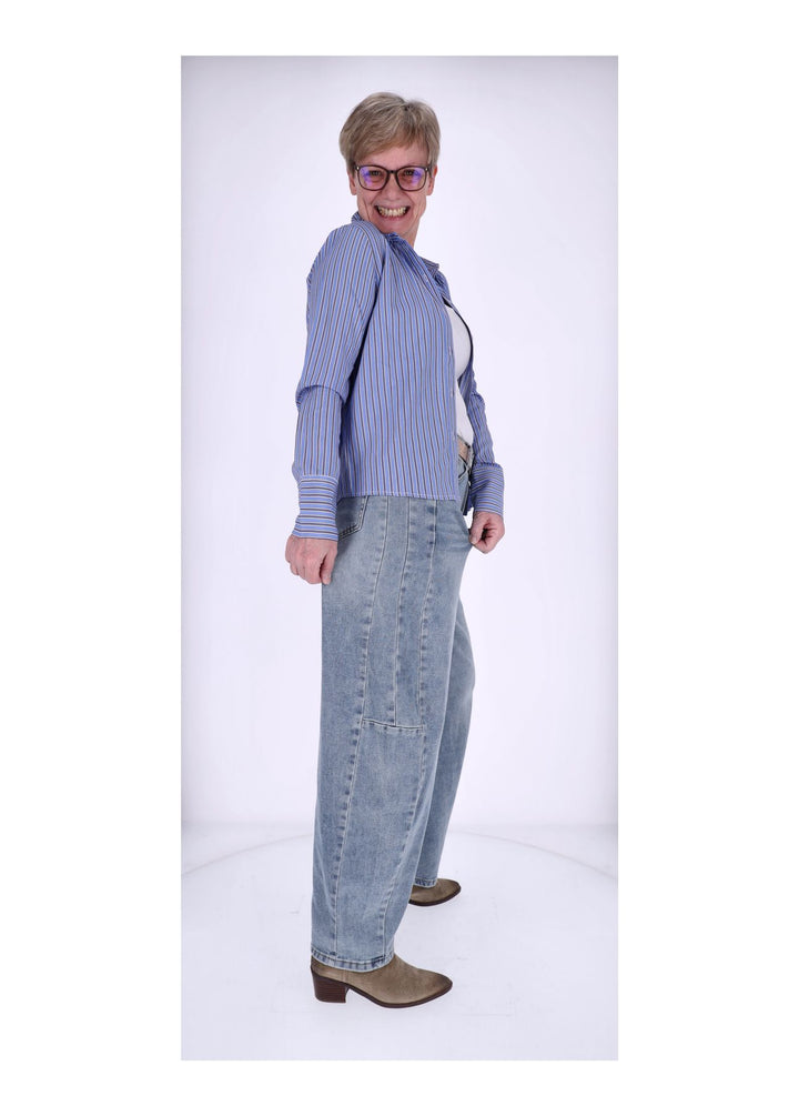 Splash of Color Damen Jeans Balloon