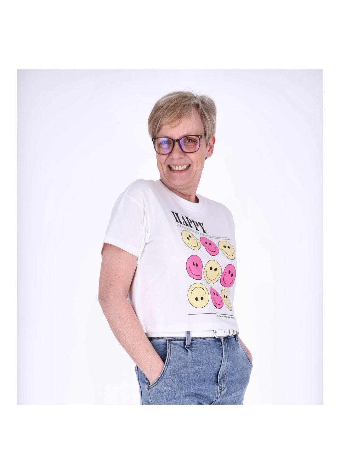 ONLY Boxy-Crop T-Shirt Damen