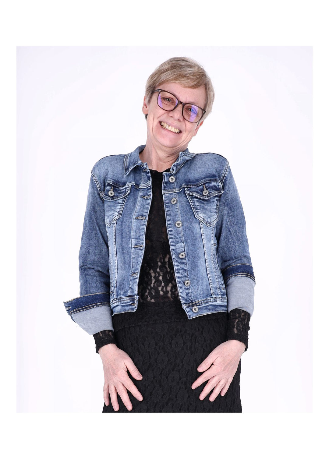 Splash of Color Jeansjacke Damen