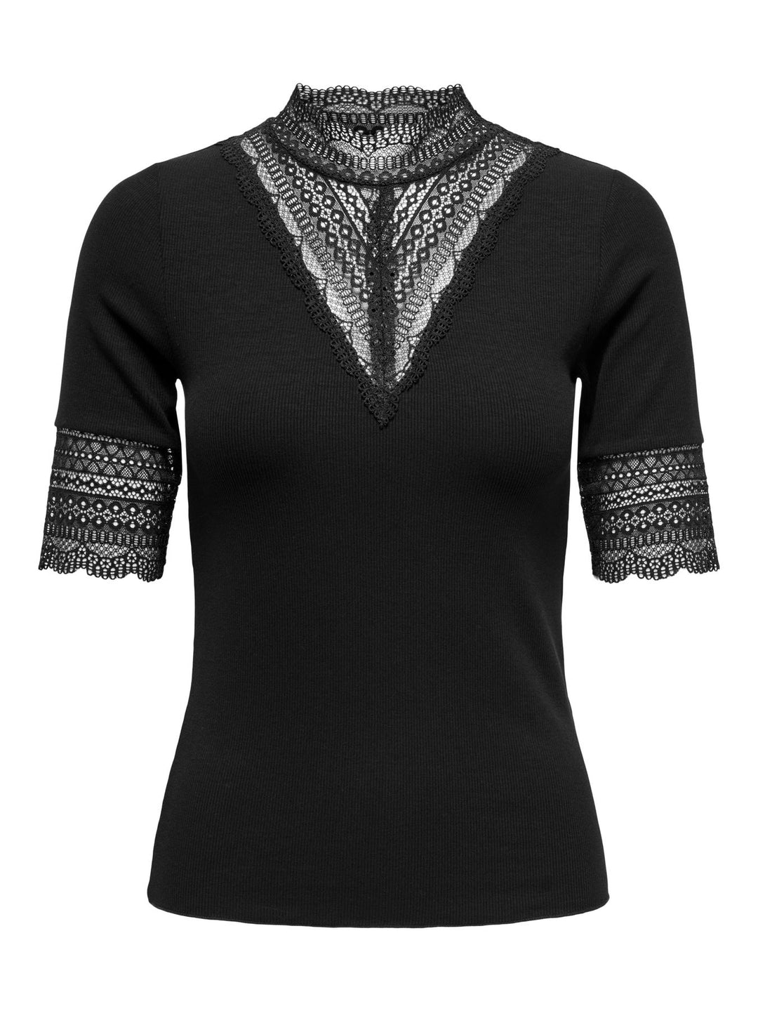 ONLY Highneck Top Kurzarm