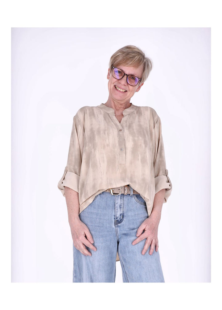 Splash of Color Blusenshirt Damen Rosa