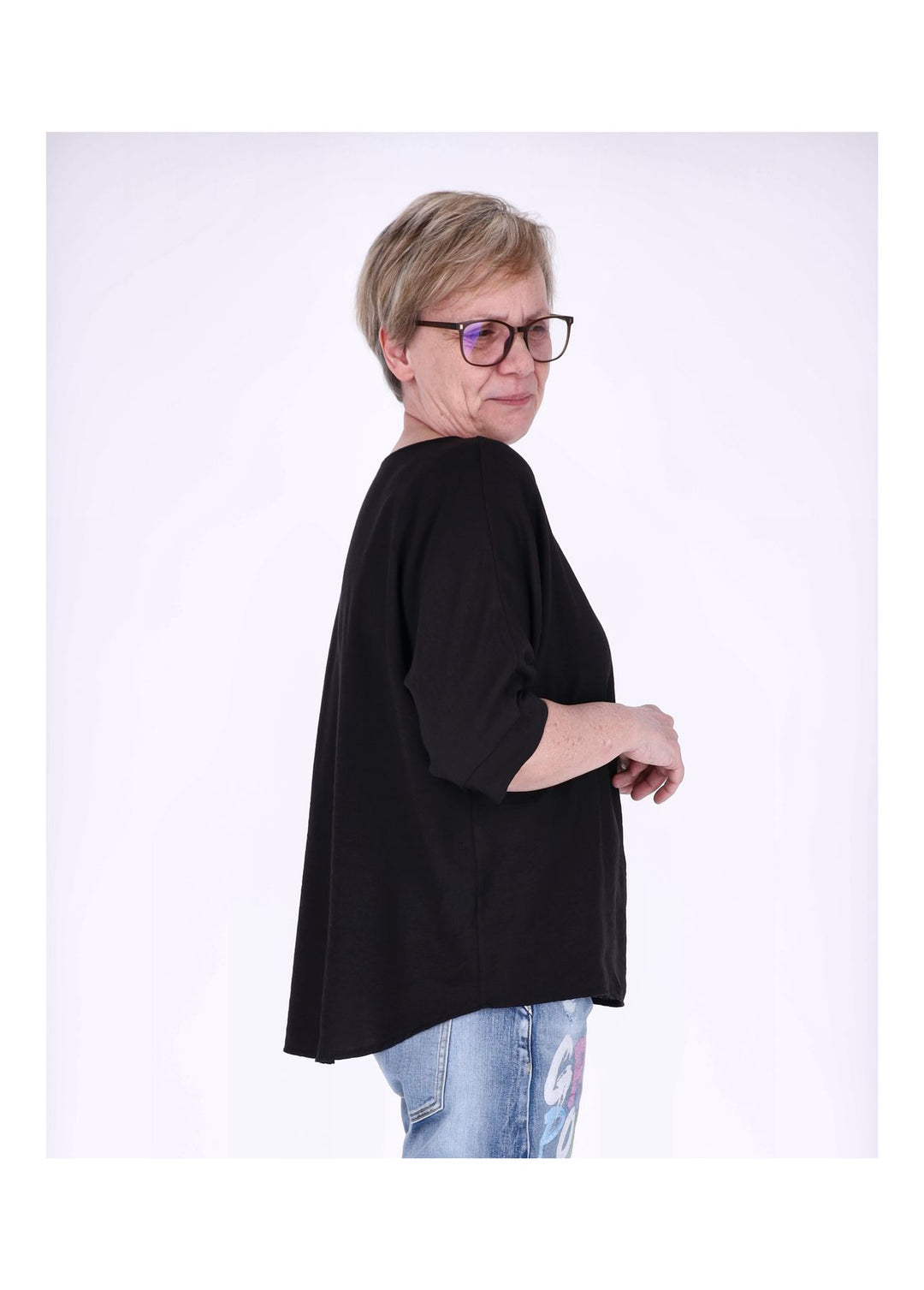 Splash of Color Raglan Oversized T-Shirt