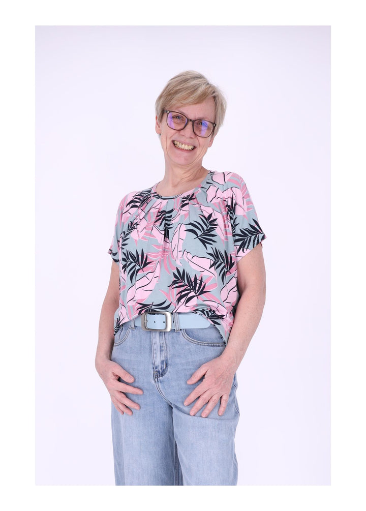 New View T-Shirt Damen Raglan