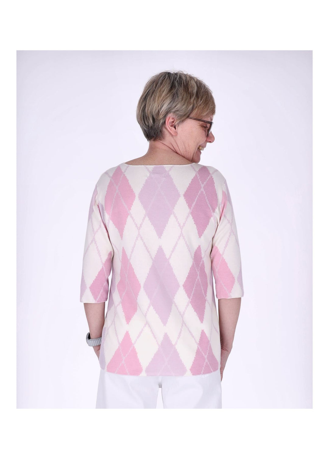 Splash of Color Damen T-Shirt Raute