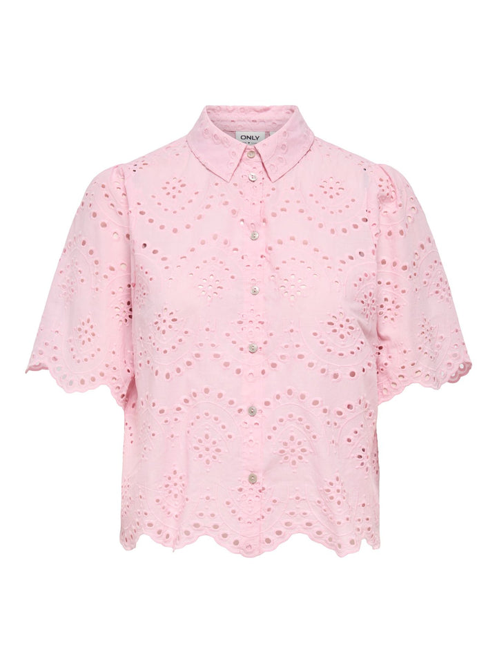 ONLY Bluse Damen Kurzarm