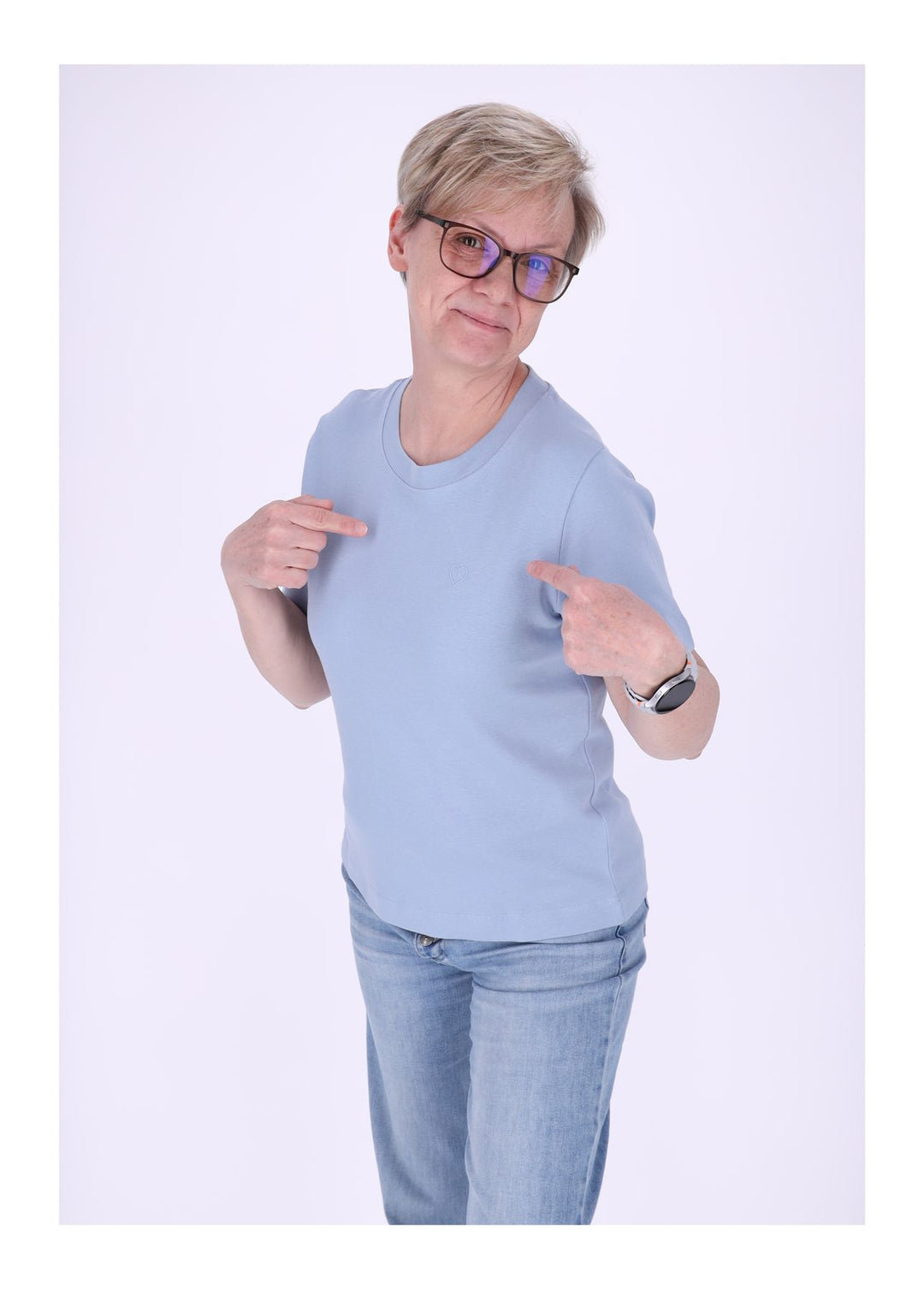 mjunik T-Shirt Damen mit Herzdruck