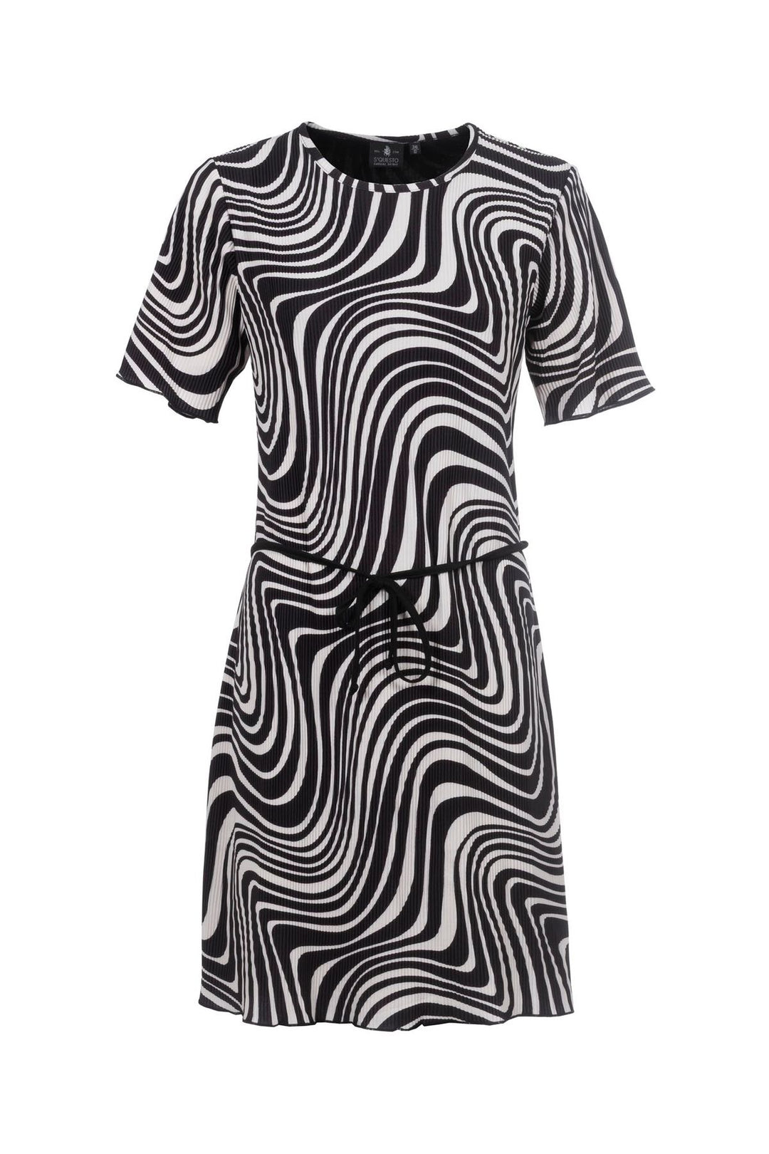 SOQUESTO Plissee Kleid Damen Kurz