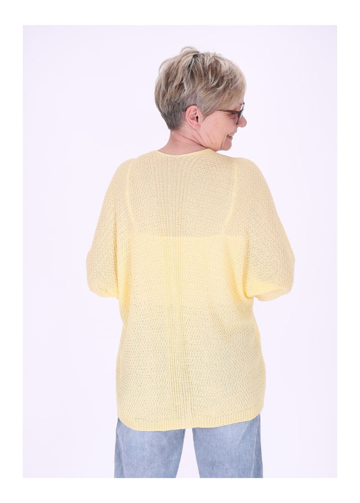Splash of Color Strickjacke Damen offen