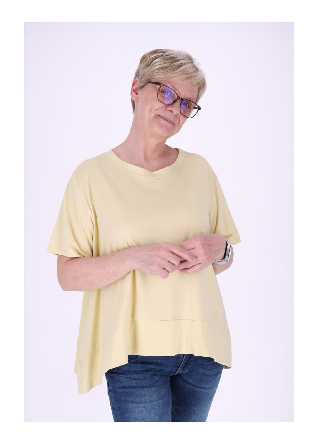 J&H Moda T-Shirt Damen A-Form