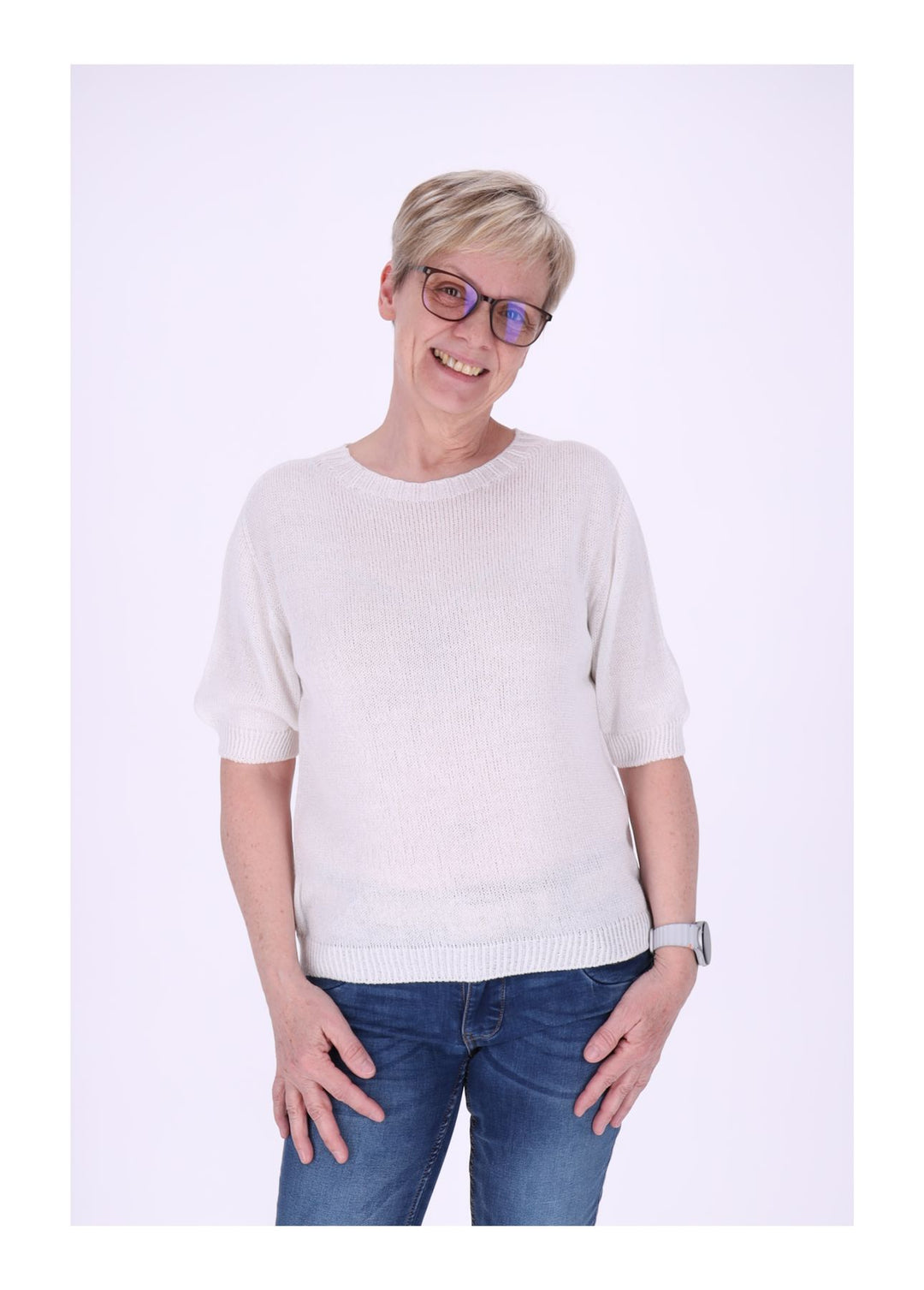 Splash of Color Feinstrick T-Shirt