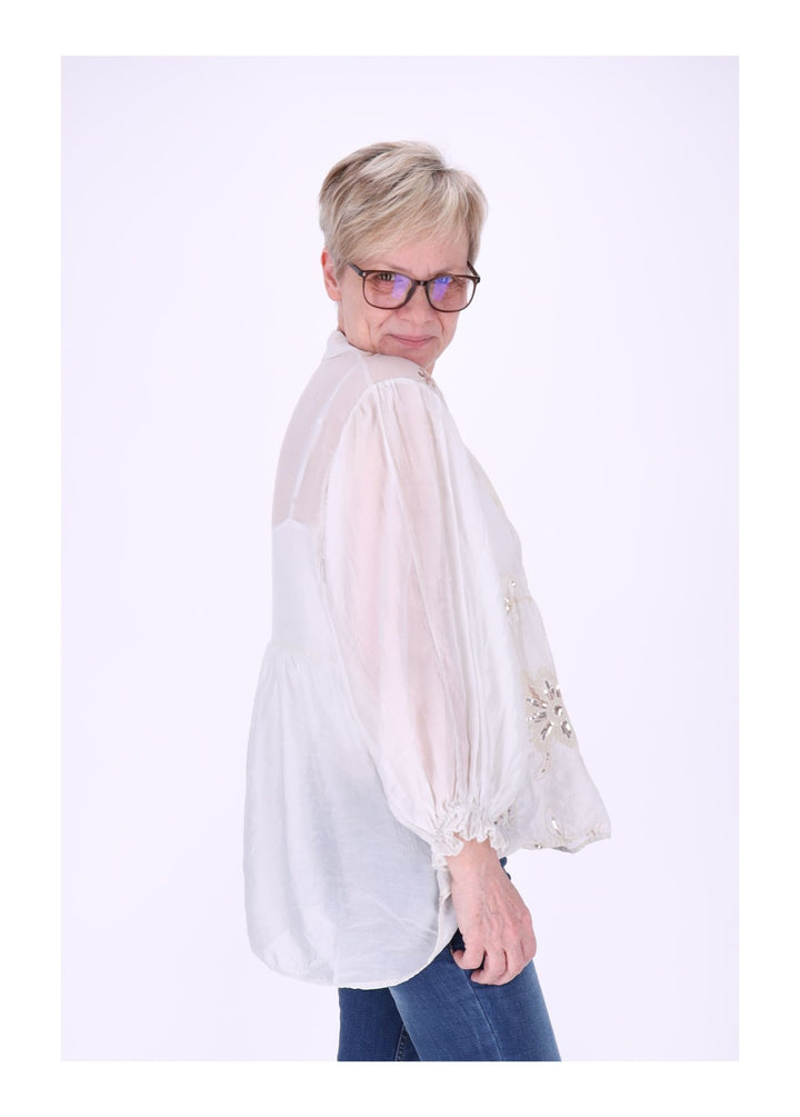Sierra Blusenshirt Damen Pailetten