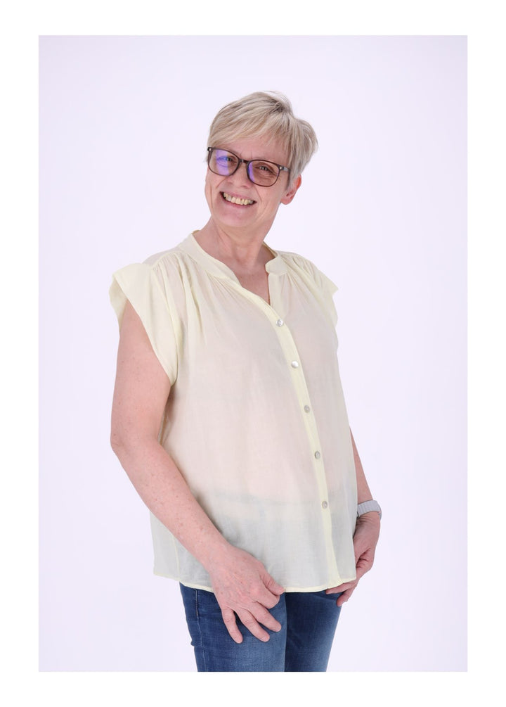 Splash of Color Bluse Damen Baumwolle