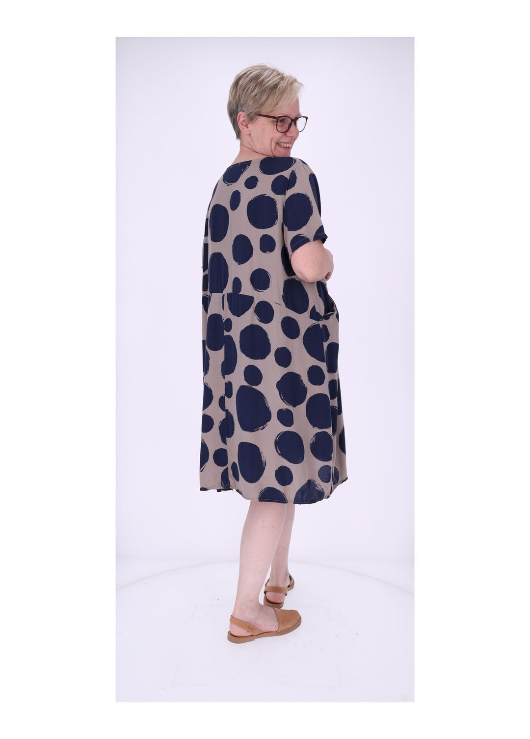 Splash of Color Damen Kleid Punkte