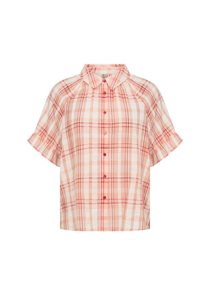 Soyaconcept Damen Bluse Karo Baumwolle