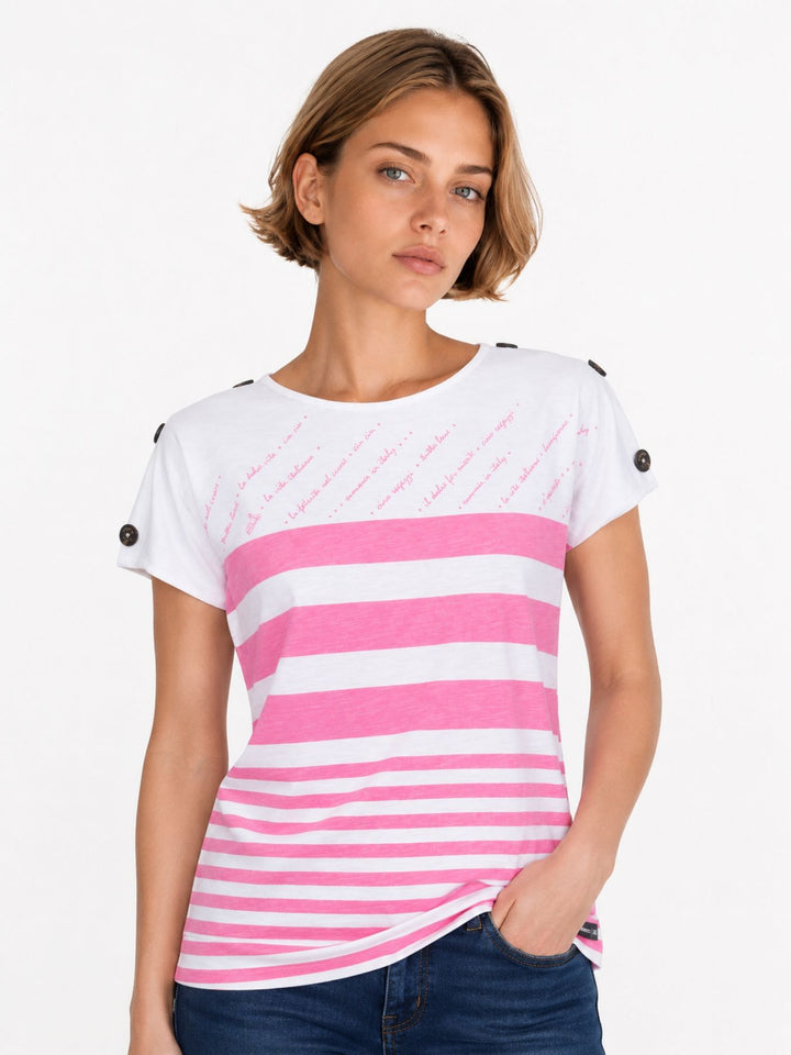 SOQUESTO Damen T-Shirt maritim