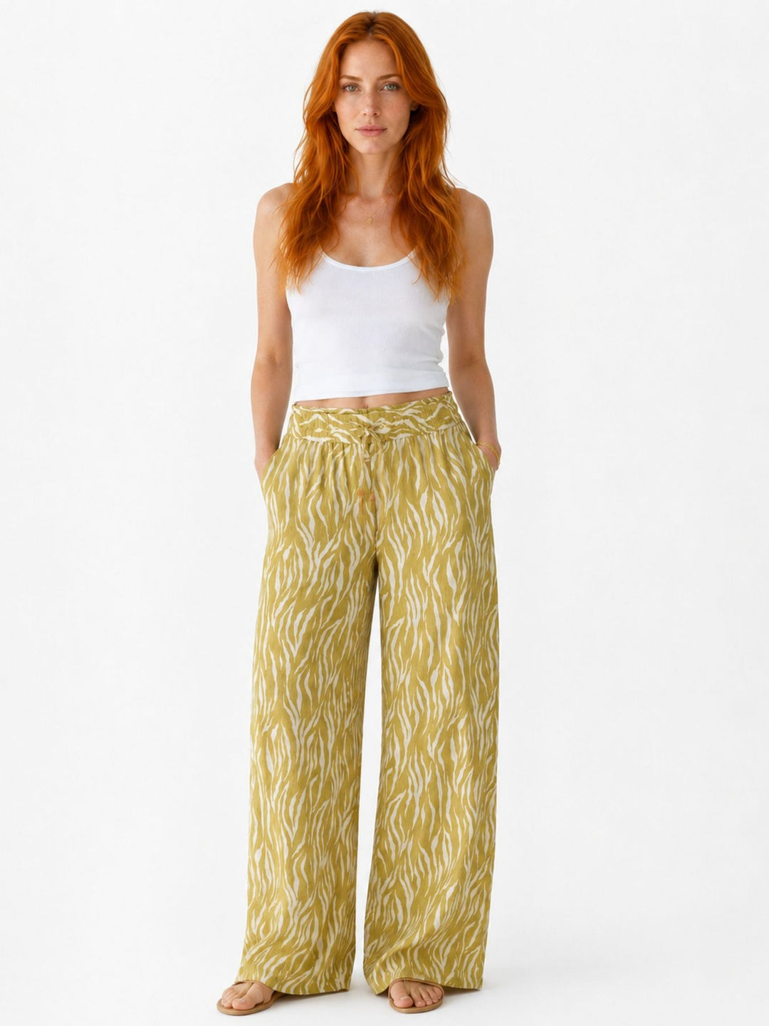 Authentic Style Damenhose Zebra-Print