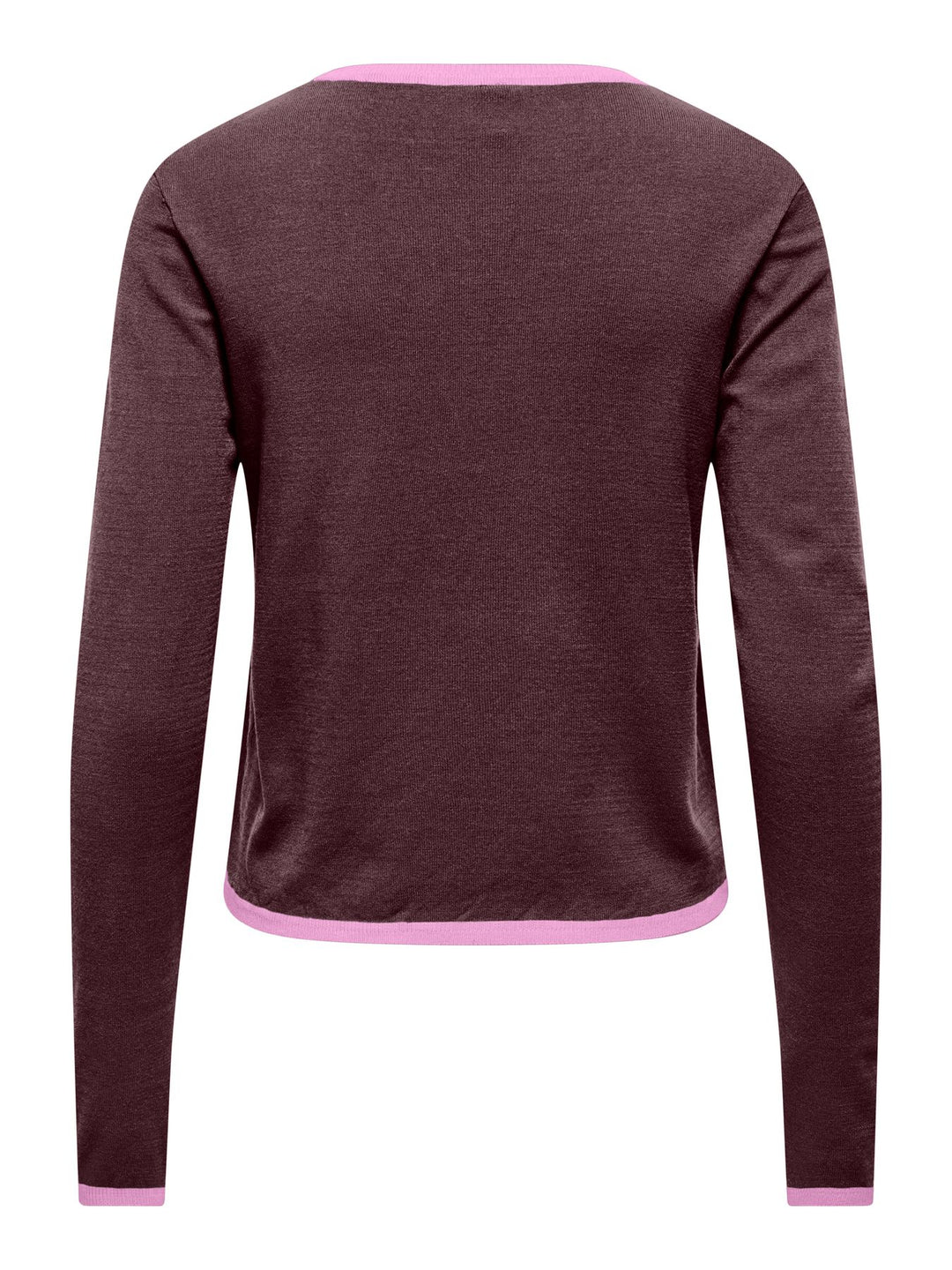 ONLCONTA LS DETAIL O-NECK CC KNT Phalaenopsis/Fudge