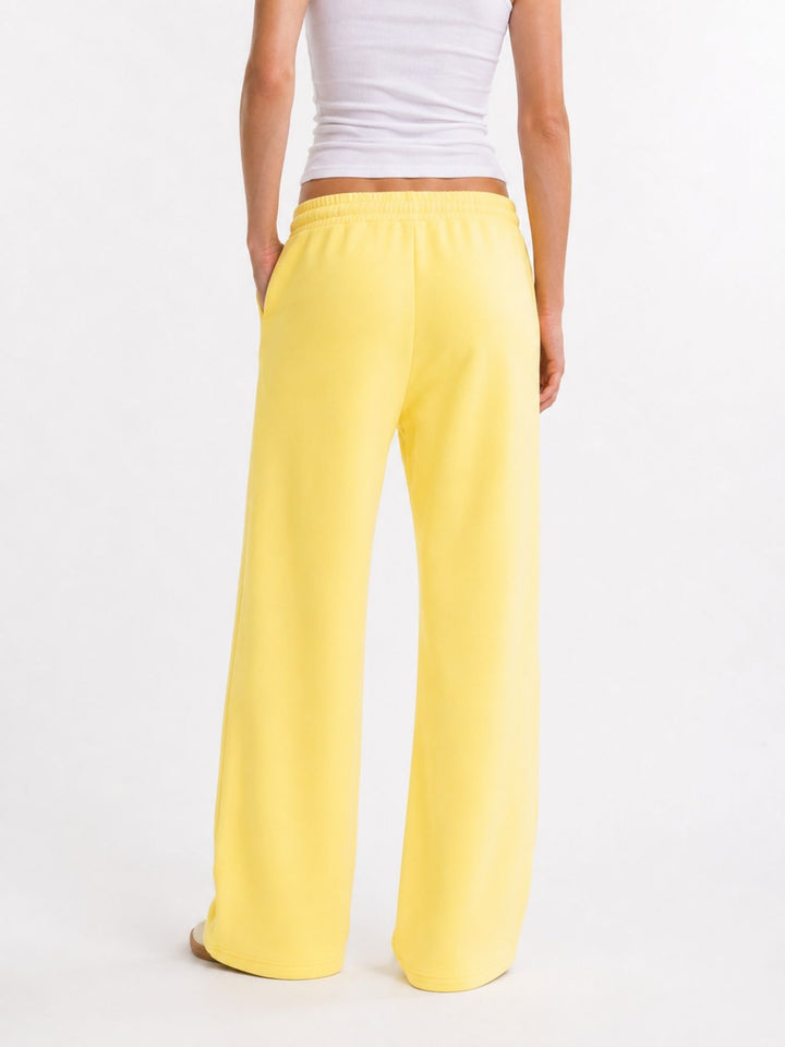 SET Damen T-Shirt Streifen Hose Uni